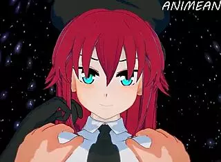 Emotional Journey in 3D Cartoon Anime Scene 5