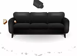 Naughty brunette faces big dick challenge