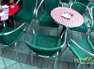 Dirty Black Slut Blows Outdoor!