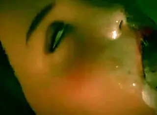 that monster cock made her squirt creampie in her mouth and pussy twice in doggystyle