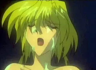 Cute cartoon monster says, 'Give me that creampie orgasm.'