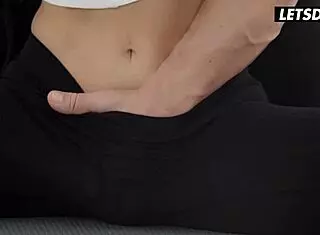 Clea Gaultier enjoys a deep session with her personal trainer post-yoga on Whiteboxxx