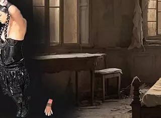 wednesday and thing get naughty in halloween cosplay parody