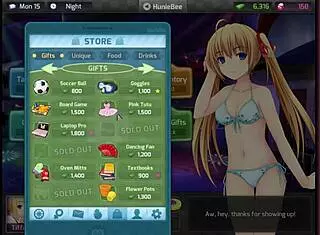 Sex With The Girl Next Door - Huniepop Female Walkthrough 16