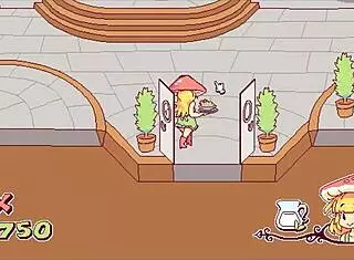 ふたなりヘンタイゲーム第1話、シーメール精液ソース付き