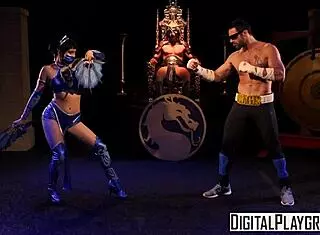 Mortal Kombat XXX Parody: Femdom Domination and Lesbian Face Sitting!