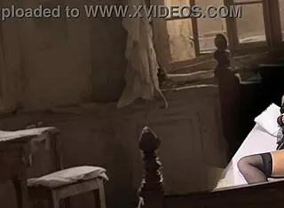 wednesday and thing get naughty in halloween cosplay parody