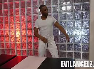 Petite teen gets anal gaping from David Perry and Darrell Deeps