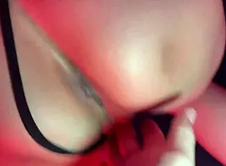 lazycatdoll tries new underwear and gets fingered by punk guy with small waist