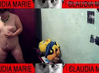 why lick her pussy and fuck the fat woman against the wardrobe?