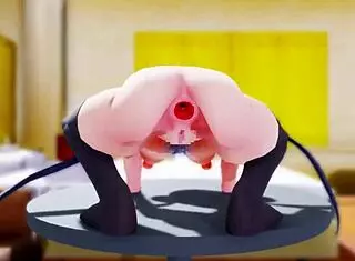 hentai anime 3d cartoon featuring monshu-sama in intense hardcore action scenes