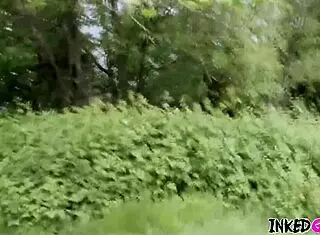 Inked Gurlz: Tattooed Big Tits Brunette Gets Used Intensely