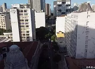 e-girl gets anal creampie with condom