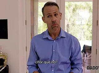 daddy4k handsome guy helps redhead teen get revenge on her son