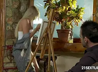 Lindsey Olsen deepthroats and gapes asshole in blowjob fever