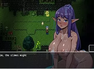 Cute Girl With Huge Tits Falls In Bathtub Exposing Wet Pussy In Hentai Game