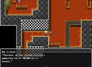 Exploring brothel with three prostitutes