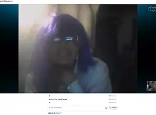 Carol Banderas Shows Off on Mexican Webcam