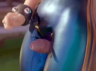 chun li fights with big ass!