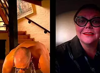 Dominatrix Mistress April Sets Up Correctional Slave With Caning And Bondage