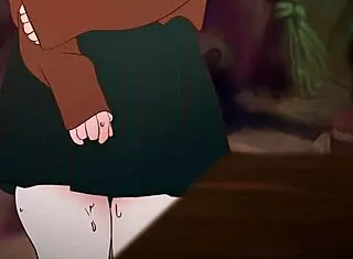 i fucked the train girl roughly, her ass bouncin in this hentai