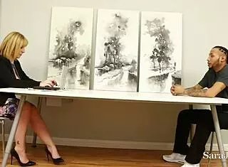 Sara Jay Titty Fucks Monster Cock