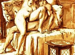 I love these vintage erotic drawings from the past