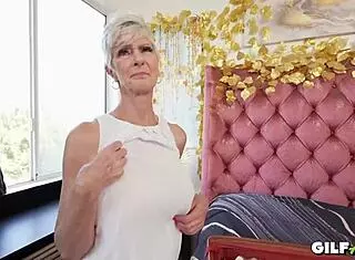 Gilfaf - Granny Foxxxy Darlin Gets Horny for Big Cock