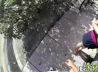 Babe Courtney Loxx Sucks Cock Roughly