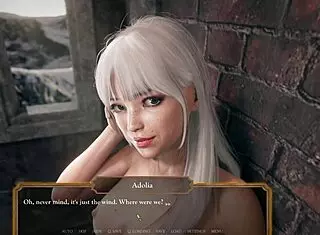 She showed me the castle view, and I got excited