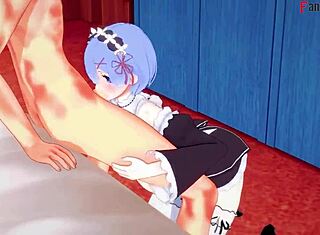 เร็มเมดได้บูบจอบและดูดใน Re Zero