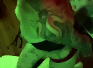 Beautiful tattooed girlfriend sandraxo1 bound for intense blowjob