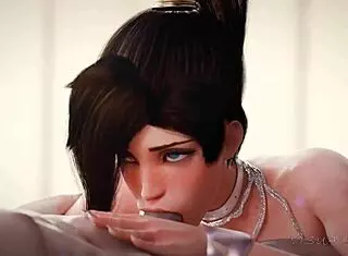 Overwatch Mercy beauty queen sex scene