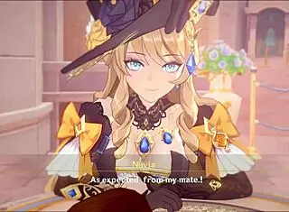 Navia Enjoys Aether For The Night With Big Tits