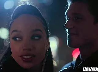 vixen stunning alexis has passionate first date with oliver, riding and spanking 😍🔥