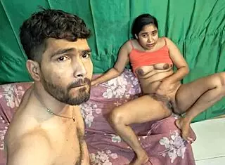 Beautiful intimacy between married couple Hanif and Adoria