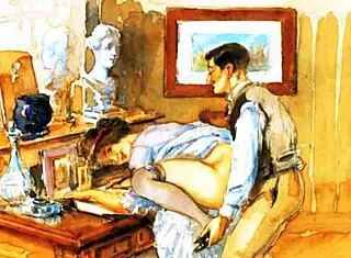 I love these vintage erotic drawings from the past