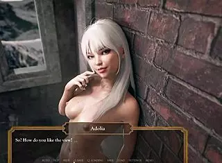 She showed me the castle view, and I got excited