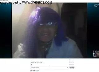 Carol Banderas Shows Off on Mexican Webcam