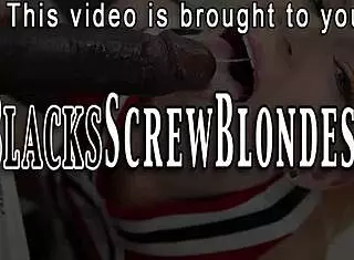 Cheerleader Rides Big Black Cock