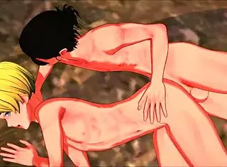 eren fucking armin hard after the time skip - on titan hentai