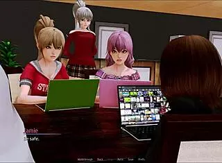 Explore the luxurious harem hotel game with intriguing quests and hidden secrets in episode 291