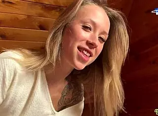 Amateur Russian Sex with Double Cumshot and Creampie in Homemade POV