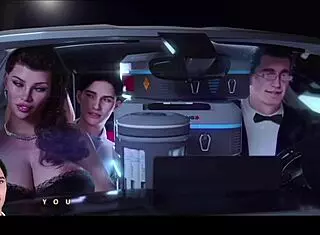 Touching Stepmom Infront Boyfriend 3D Hentai!