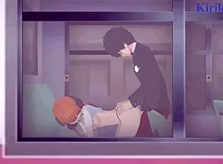 Futaba Sakura And Ann Takamaki Intense Sex Scene