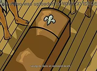 big tit babe meets vampire in hentai story