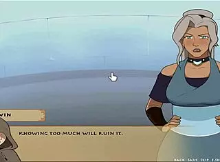 Korra's tits steal the show in Four Element Trainer Book 5 adventure