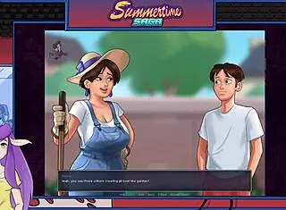 summertime saga hentai game evokes huge cock emotions in mature blonde brunette feet fetish