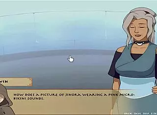Korra's tits steal the show in Four Element Trainer Book 5 adventure