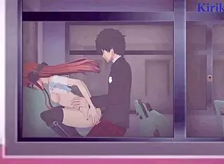 Futaba Sakura And Ann Takamaki Intense Sex Scene